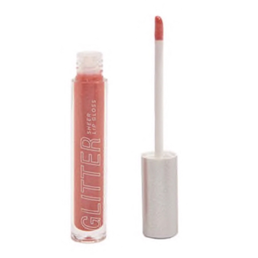 Forever 21 Glitter Sheer Lip Gloss - nude pink
